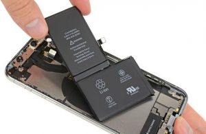 reparation iPhone X batterie