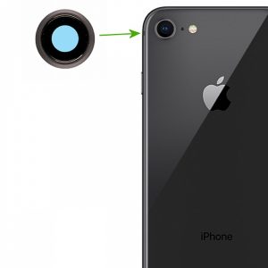 Réparation iPhone 8 lentille de caméra arrière